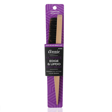 Annie Ultimate Edge & Updo Boar Brush – 100% Boar 2596 - ANNS BEAUTY SUPPLY